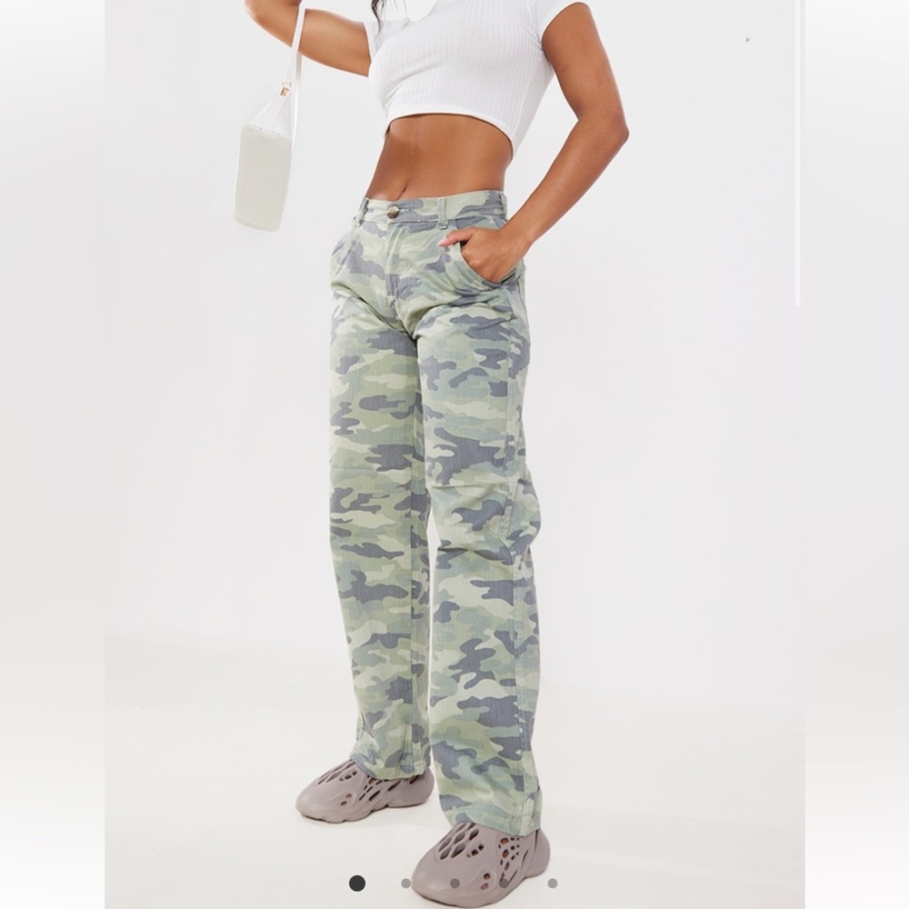 Pretty Little Thing Camo Cargos